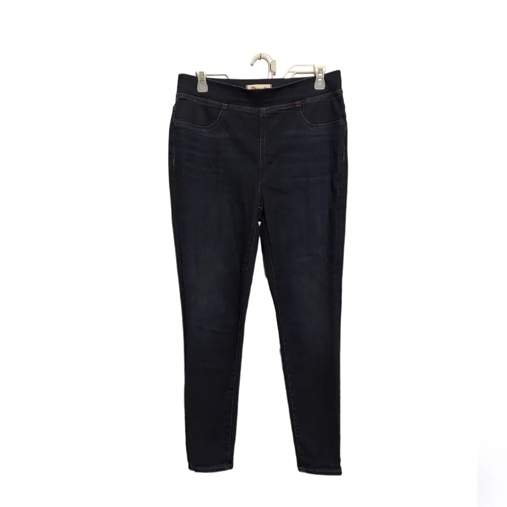 Madewell Jeans Size 30 Pull-On Skinny Wisteria Wash Dark Wash Women's Cotton